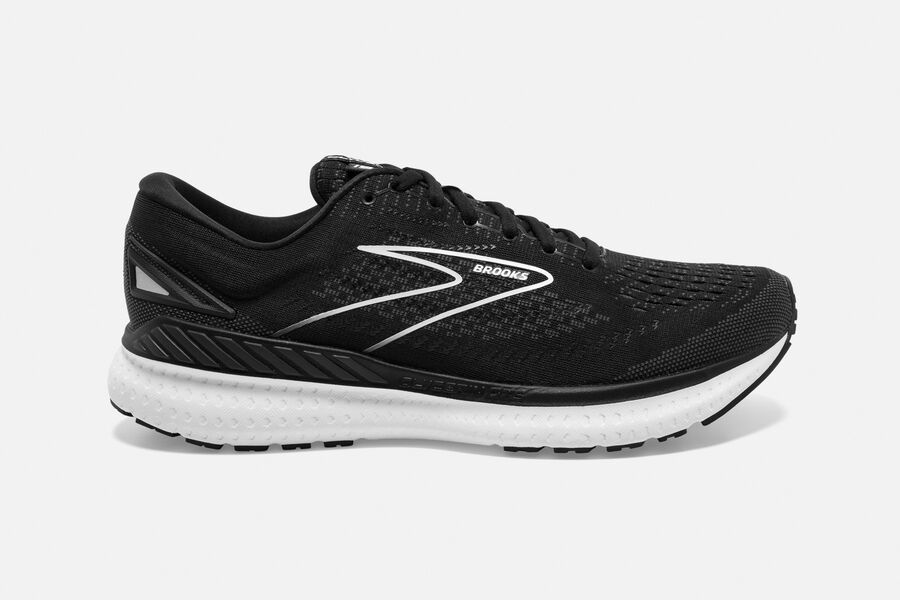 Brooks Glycerin Gts 19 Road Loopschoenen Dames - Zwart/Wit - 713940JAD
